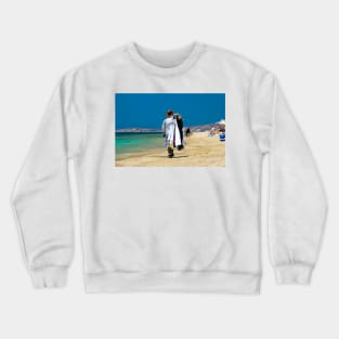 Seller on the beach Crewneck Sweatshirt